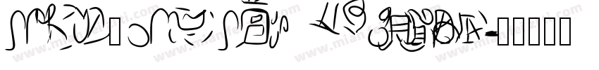 jitalic jx four字体转换